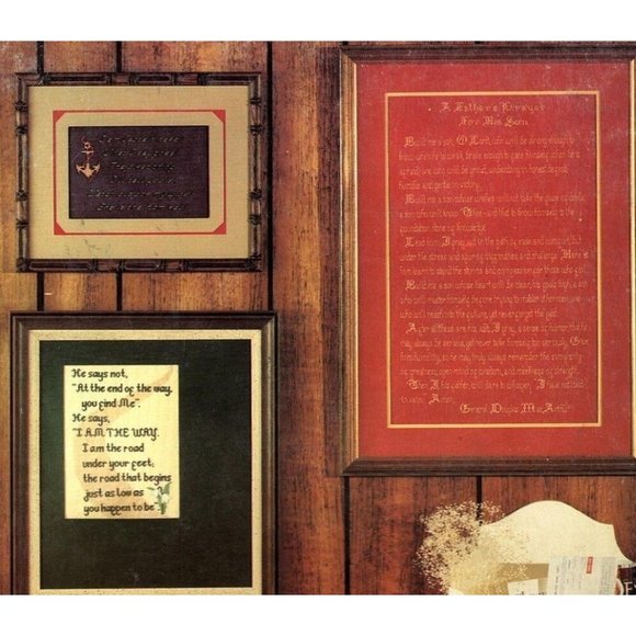 Rainbows, Ribbons and Bows 1981 Vintage Counted Cross Stitch Patterns Book 7 - Picture 5 of 5